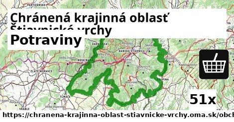 potraviny v Chránená krajinná oblasť Štiavnické vrchy