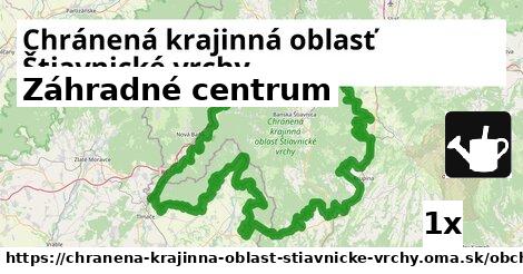 Záhradné centrum, Chránená krajinná oblasť Štiavnické vrchy