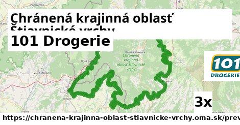 101 Drogerie, Chránená krajinná oblasť Štiavnické vrchy