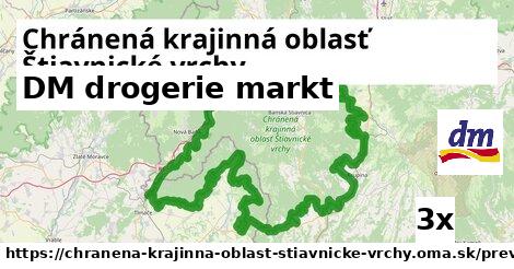 DM drogerie markt, Chránená krajinná oblasť Štiavnické vrchy