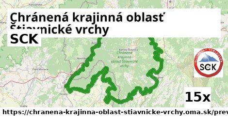 SCK, Chránená krajinná oblasť Štiavnické vrchy
