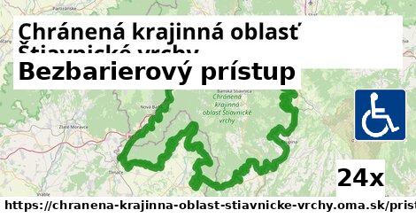 Bezbarierový prístup, Chránená krajinná oblasť Štiavnické vrchy