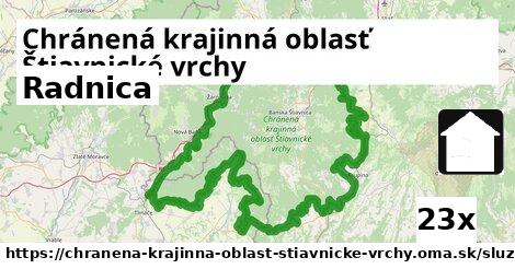 Radnica, Chránená krajinná oblasť Štiavnické vrchy