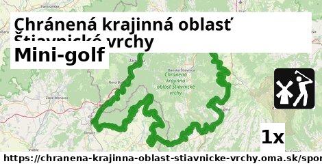 Mini-golf, Chránená krajinná oblasť Štiavnické vrchy