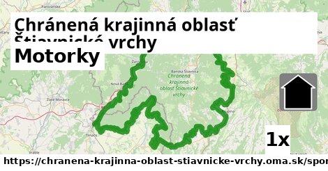 Motorky, Chránená krajinná oblasť Štiavnické vrchy