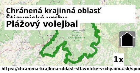 Plážový volejbal, Chránená krajinná oblasť Štiavnické vrchy