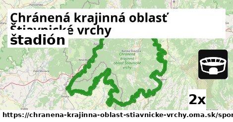 štadión, Chránená krajinná oblasť Štiavnické vrchy