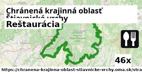 Reštaurácia, Chránená krajinná oblasť Štiavnické vrchy