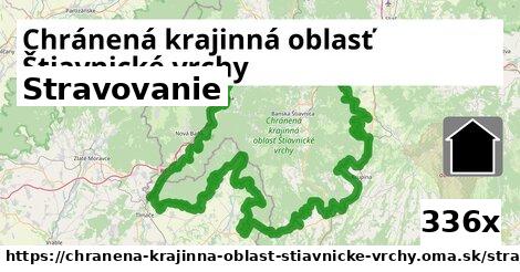 stravovanie v Chránená krajinná oblasť Štiavnické vrchy