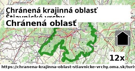 chránená oblasť v Chránená krajinná oblasť Štiavnické vrchy