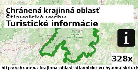 Turistické informácie, Chránená krajinná oblasť Štiavnické vrchy