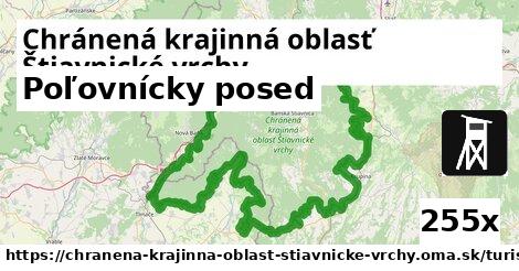 Poľovnícky posed, Chránená krajinná oblasť Štiavnické vrchy