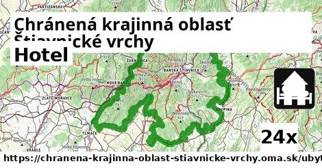 Hotel, Chránená krajinná oblasť Štiavnické vrchy