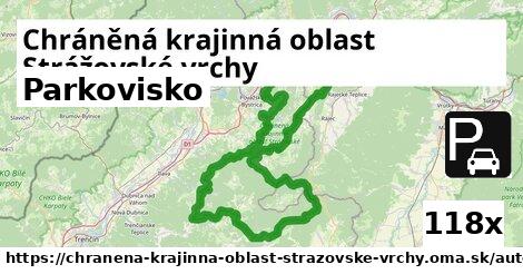 parkovisko v Chráněná krajinná oblast Strážovské vrchy