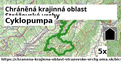 Cyklopumpa, Chráněná krajinná oblast Strážovské vrchy