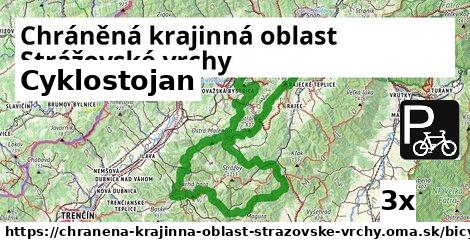 Cyklostojan, Chráněná krajinná oblast Strážovské vrchy