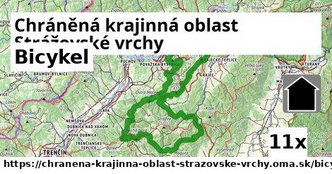 bicykel v Chráněná krajinná oblast Strážovské vrchy