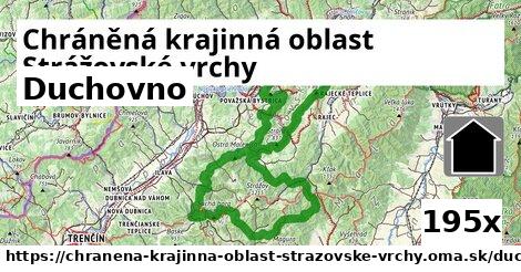 duchovno v Chráněná krajinná oblast Strážovské vrchy