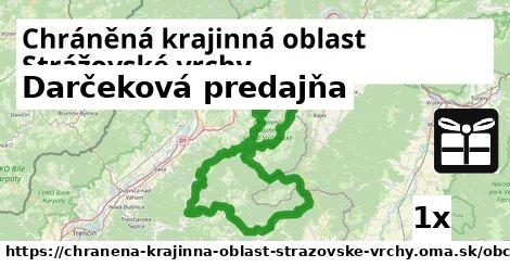 Darčeková predajňa, Chráněná krajinná oblast Strážovské vrchy