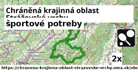 športové potreby, Chráněná krajinná oblast Strážovské vrchy