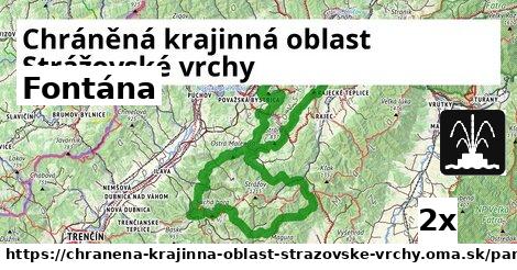 Fontána, Chráněná krajinná oblast Strážovské vrchy