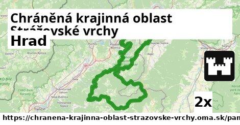 Hrad, Chráněná krajinná oblast Strážovské vrchy