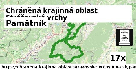 Pamätník, Chráněná krajinná oblast Strážovské vrchy