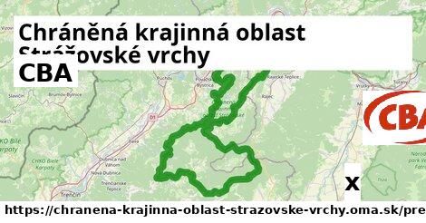 CBA, Chráněná krajinná oblast Strážovské vrchy