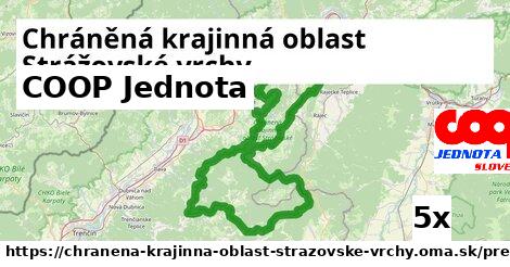 COOP Jednota, Chráněná krajinná oblast Strážovské vrchy