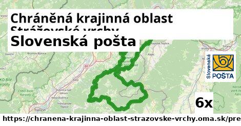 Slovenská pošta, Chráněná krajinná oblast Strážovské vrchy