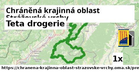 Teta drogerie, Chráněná krajinná oblast Strážovské vrchy