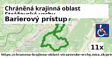 Barierový prístup, Chráněná krajinná oblast Strážovské vrchy