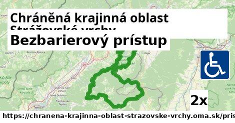 Bezbarierový prístup, Chráněná krajinná oblast Strážovské vrchy