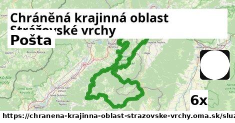 Pošta, Chráněná krajinná oblast Strážovské vrchy