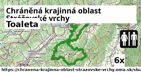 toaleta v Chráněná krajinná oblast Strážovské vrchy