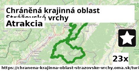 Atrakcia, Chráněná krajinná oblast Strážovské vrchy