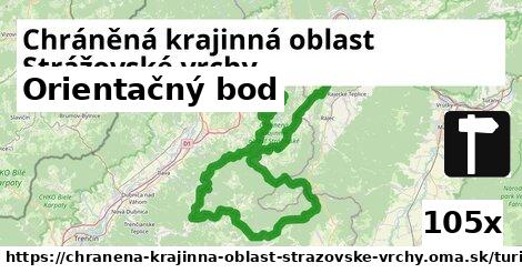 Orientačný bod, Chráněná krajinná oblast Strážovské vrchy