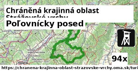 Poľovnícky posed, Chráněná krajinná oblast Strážovské vrchy