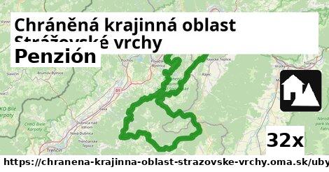 Penzión, Chráněná krajinná oblast Strážovské vrchy