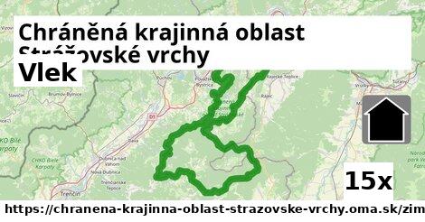 Vlek, Chráněná krajinná oblast Strážovské vrchy