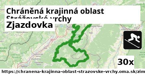 Zjazdovka, Chráněná krajinná oblast Strážovské vrchy