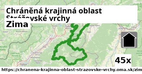 zima v Chráněná krajinná oblast Strážovské vrchy