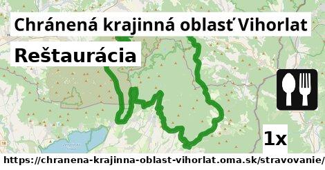 Reštaurácia, Chránená krajinná oblasť Vihorlat