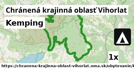 kemping v Chránená krajinná oblasť Vihorlat