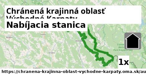 nabíjacia stanica v Chránená krajinná oblasť Východné Karpaty