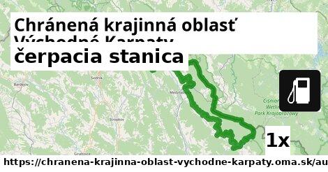 čerpacia stanica, Chránená krajinná oblasť Východné Karpaty