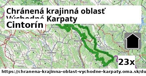 Cintorín, Chránená krajinná oblasť Východné Karpaty