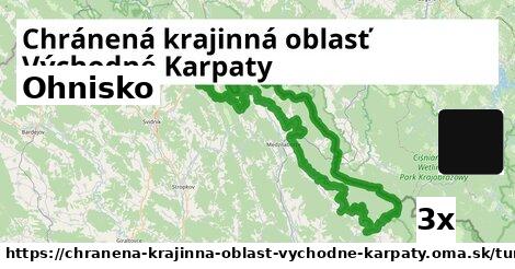 Ohnisko, Chránená krajinná oblasť Východné Karpaty