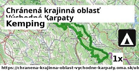 Kemping, Chránená krajinná oblasť Východné Karpaty