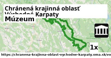 Múzeum, Chránená krajinná oblasť Východné Karpaty